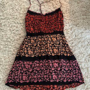 Bohemian Flowy Mini Dress